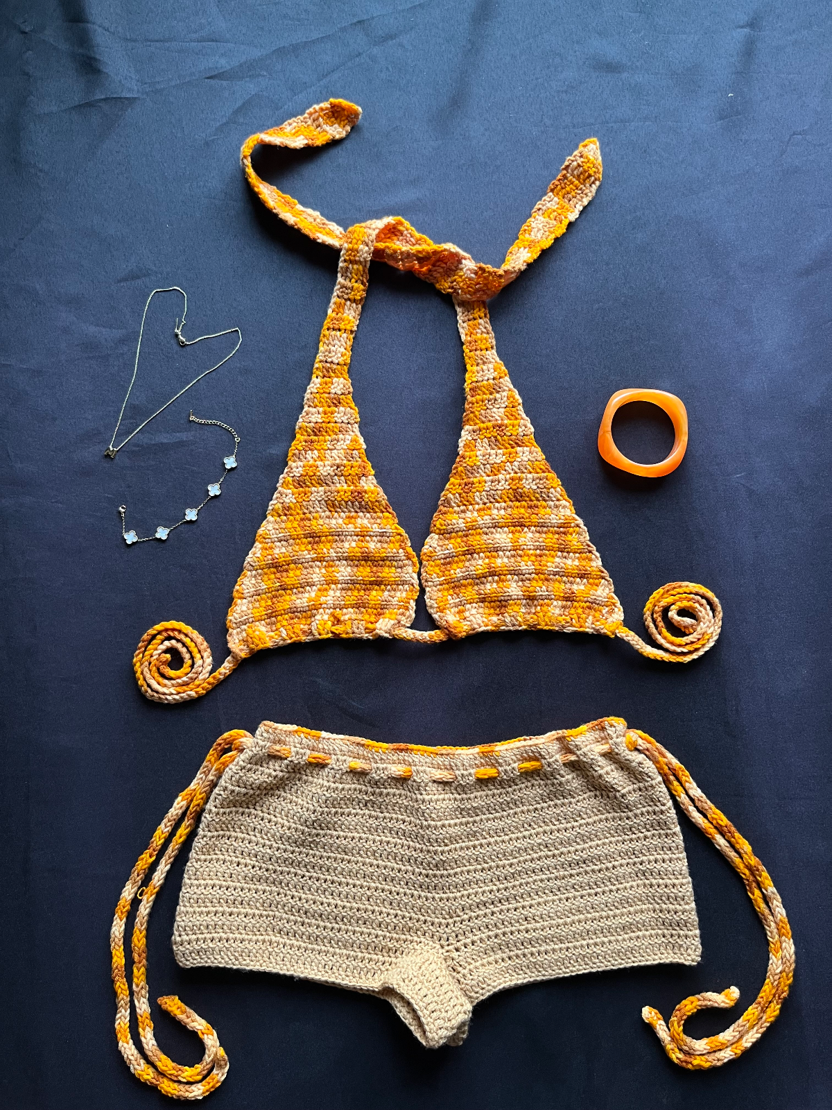 Crochet bikini set