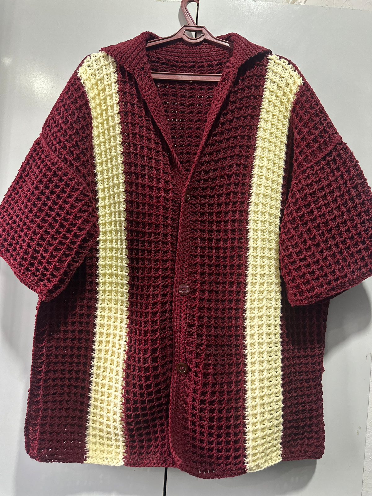 Classic waffle patterned shirt